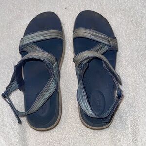 Teva Women's Navy Blue Sport Sandals with Gray Straps